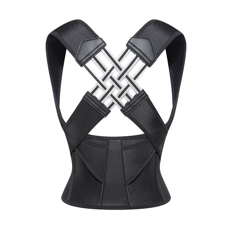 Adjustable Posture Corrector for Men & Women – Back Straightener Brace for Upper & Middle Spine Support